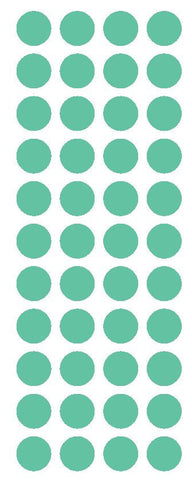 3/4" Mint Green Round Color Code Inventory Label Dot Stickers - Winter Park Products