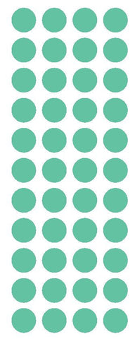 3/4" Mint Green Round Color Code Inventory Label Dot Stickers - Winter Park Products