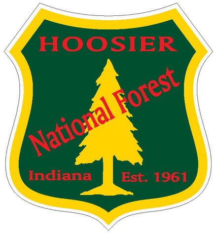 Hoosier National Forest Sticker R3248 Indiana