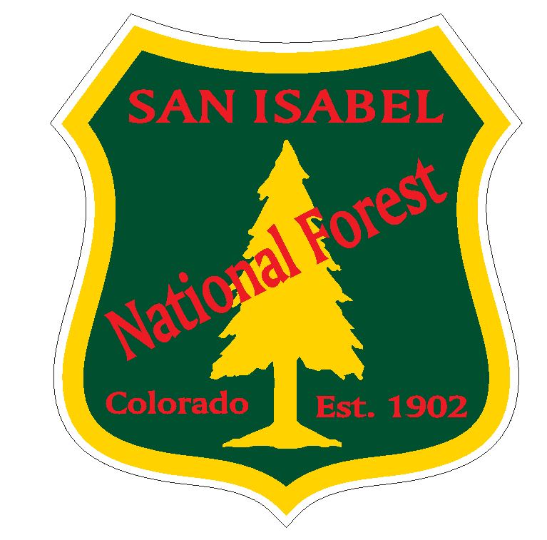 San Isabel National Forest Sticker R3302 Colorado
