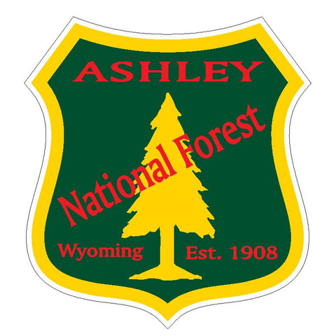 Ashley National Forest Sticker R3200 Wyoming