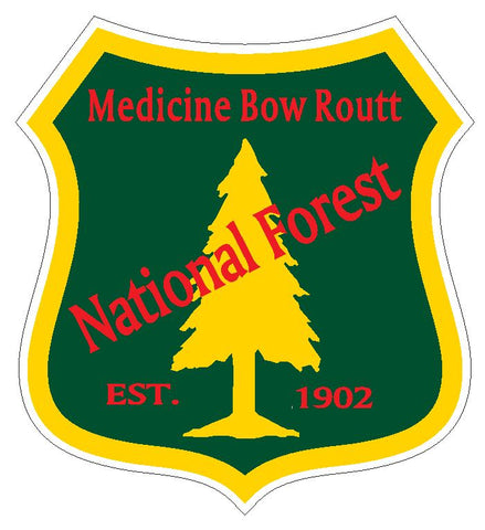 Medicine Bow Routt National Forest Sticker R3272