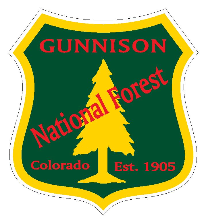 Gunnison National Forest Sticker R3243 Colorado