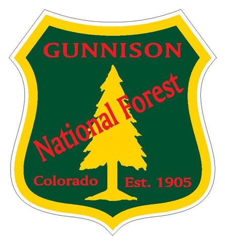 Gunnison National Forest Sticker R3243 Colorado