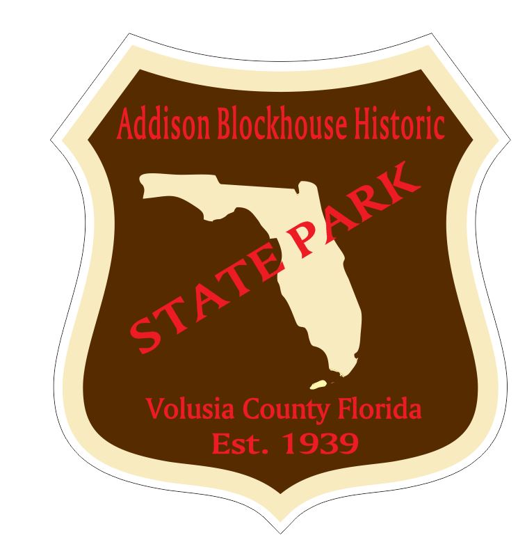 Addison Blockhouse Historic State Park Sticker R3263 Florida