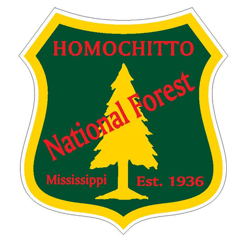 Homochitto National Forest Sticker R3247 Mississippi