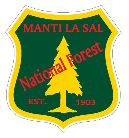 Manti La Sal National Forest Sticker R3270