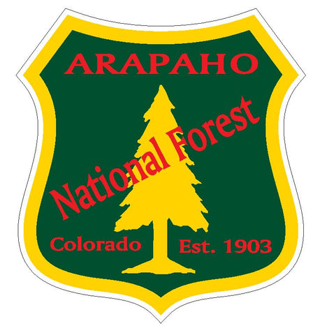 Arapaho National Forest Sticker R3199 Colorado