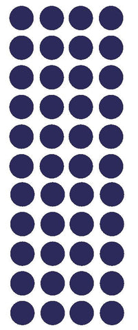 3/4" Sapphire Blue Round Color Code Inventory Label Dot Stickers - Winter Park Products
