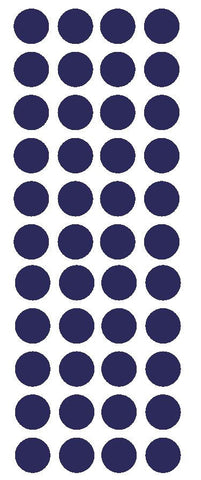 3/4" Sapphire Blue Round Color Code Inventory Label Dot Stickers - Winter Park Products