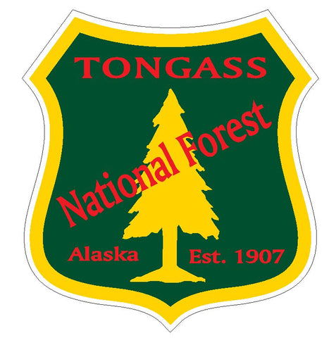 Tongass National Forest Sticker R3319 Alaska