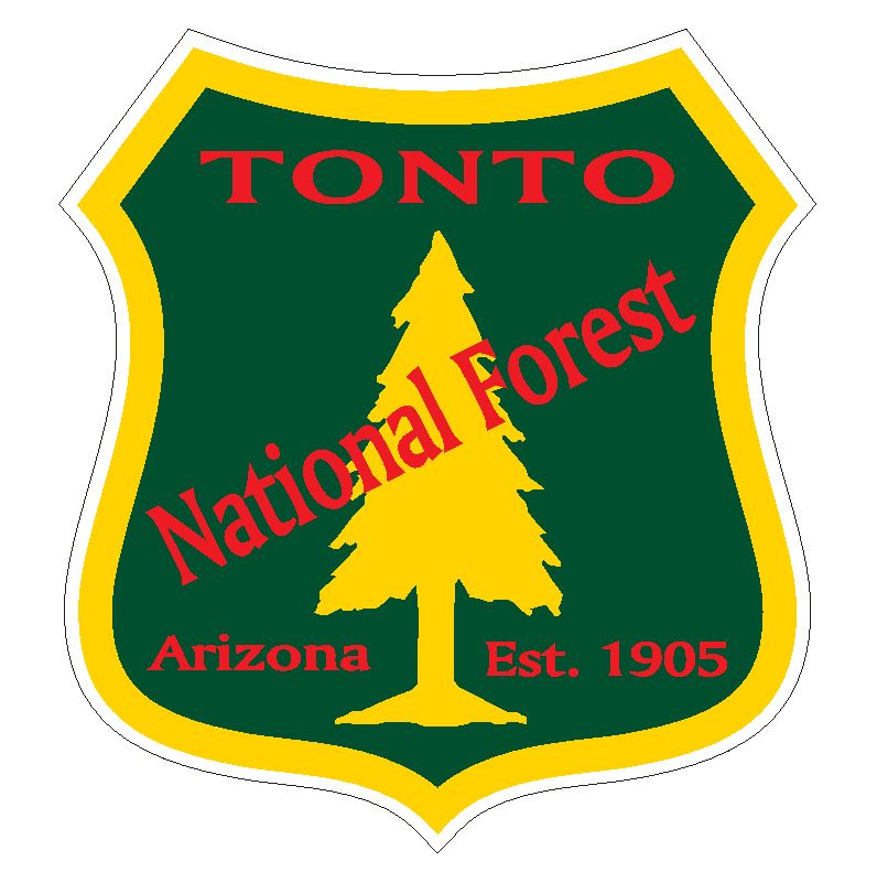 Tonto National Forest Sticker R3320 Arizona