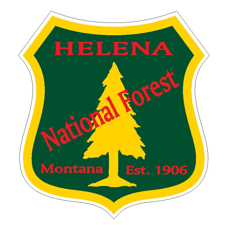 Helena National Forest Sticker R3244 Montana