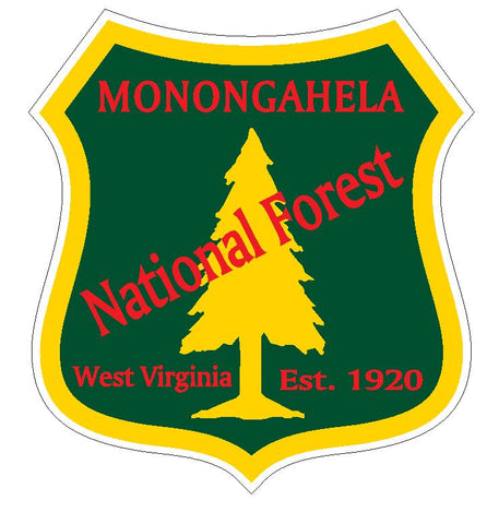 Monongahela National Forest Sticker R3275 West Virginia