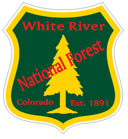 White River National Forest Sticker R3330 Colorado