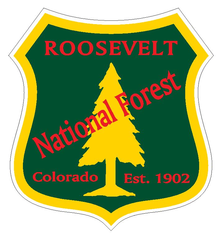 Roosevelt National Forest Sticker R3296 Colorado
