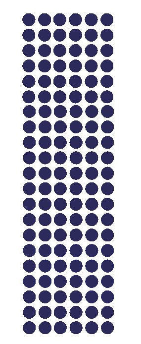 3/8" Sapphire Blue Round Vinyl Color Code Inventory Label Dot Stickers - Winter Park Products
