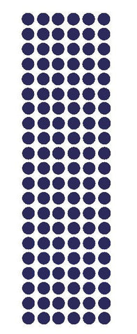 3/8" Sapphire Blue Round Vinyl Color Code Inventory Label Dot Stickers - Winter Park Products