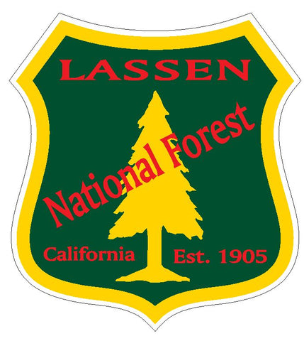 Lassen National Forest Sticker R3264 California