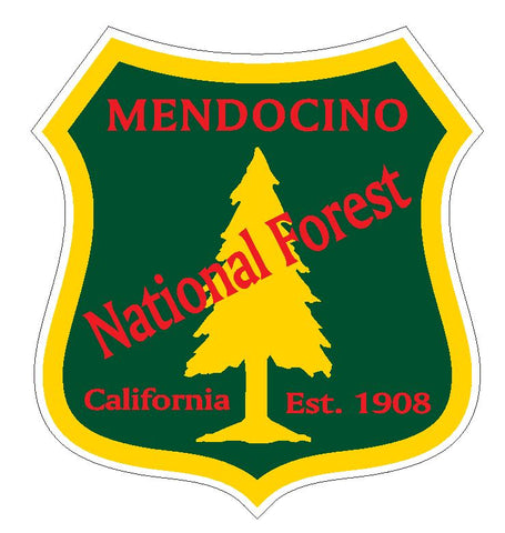 Mendocino National Forest Sticker R3273 California