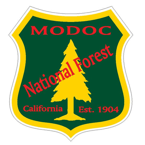 Modoc National Forest Sticker R3274 California