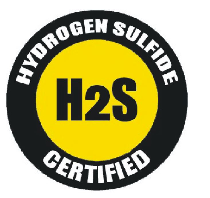 H2S Hydrogen Sulfide Certified Hard Hat Decal Hardhat Sticker Helmet Label H232 - Winter Park Products