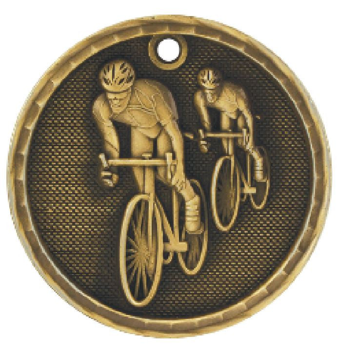 Bicycling Medal Award Trophy Team Sports W/Free Lanyard FREE SHIPPING 3D203 - Winter Park Products