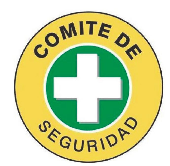 Spanish Safety Committee Hard Hat Decal Hardhat Sticker Helmet Label H246 - Winter Park Products