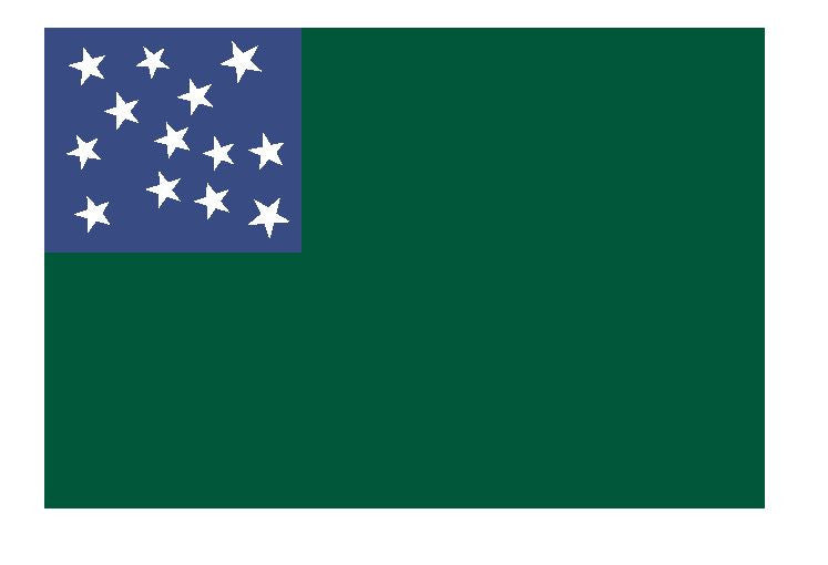 United States Historic Green Mountain Boys Flag Sticker Decal F603 - Winter Park Products
