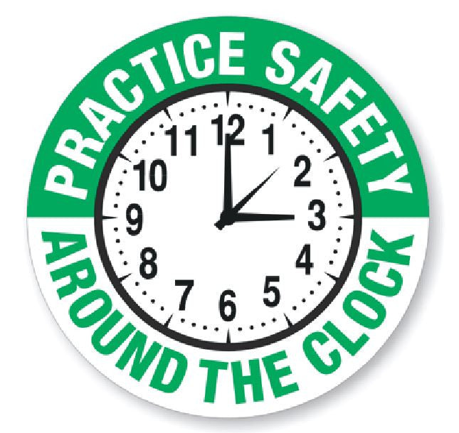 Practice Safety Hard Hat Decal Hardhat Sticker Helmet Label H206 - Winter Park Products