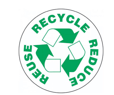 Reuse Recycle Reduce Hard Hat Decal Hardhat Sticker Helmet Label H210 - Winter Park Products