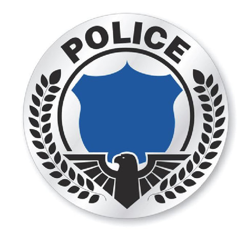 Police Hard Hat Decal Hardhat Sticker Helmet Label H205 - Winter Park Products