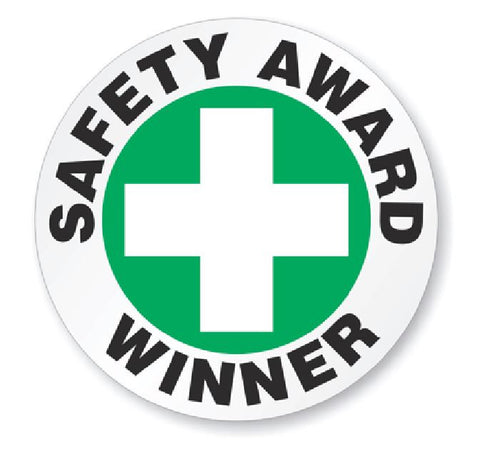 Safety Award Winner Hard Hat Decal Hardhat Sticker Helmet Label H213 - Winter Park Products