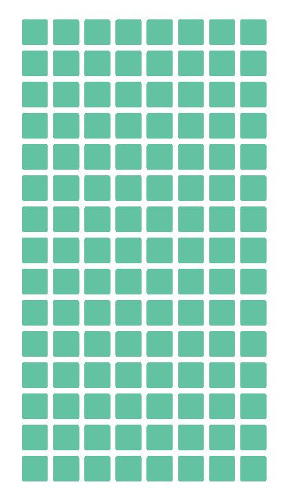 1/4" Mint Green Square Color Coding Inventory Label Stickers Made In The USA - Winter Park Products