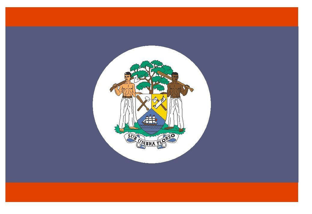 BELIZE Flag Vinyl International Flag DECAL Sticker MADE IN USA F52 - Winter Park Products