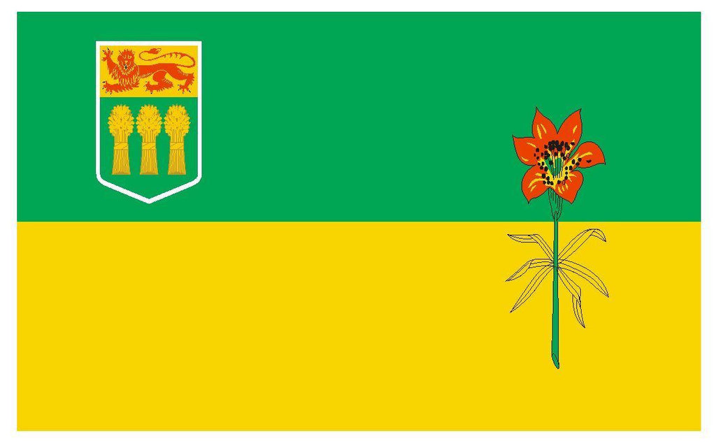 SASKATCHEWAN Vinyl International Flag DECAL Sticker MADE IN THE USA F444 - Winter Park Products