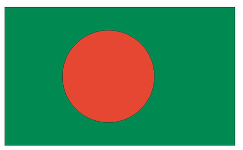 BANGLADESH Flag Vinyl International Flag DECAL Sticker MADE IN USA F49 - Winter Park Products