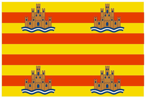 IBIZA EIVISSA Vinyl International Flag DECAL Sticker MADE IN THE USA F220 - Winter Park Products