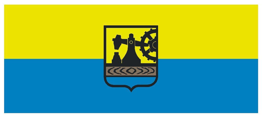 KATOWICE Vinyl International Flag DECAL Sticker MADE IN THE USA F254 - Winter Park Products