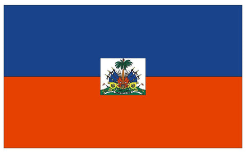 HAITI Vinyl International Flag DECAL Sticker MADE IN THE USA F207 - Winter Park Products