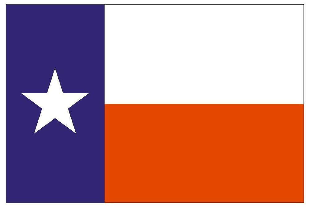 TEXAS Vinyl State Flag DECAL Sticker MADE IN THE USA F503 - Winter Park Products