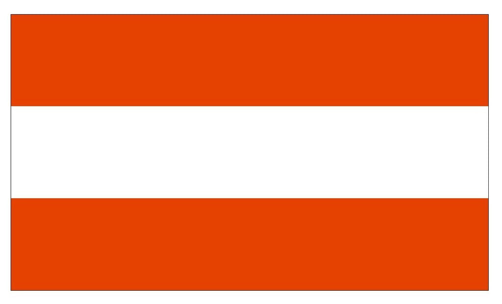 AUSTRIA Flag Vinyl International Flag DECAL Sticker MADE IN USA F41 - Winter Park Products