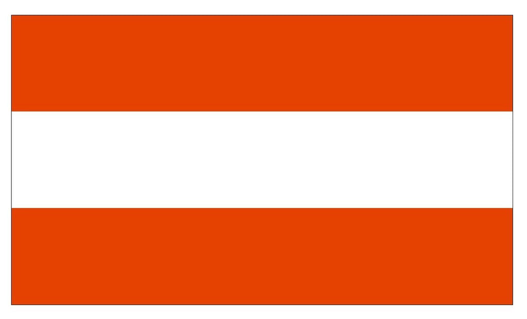 AUSTRIA Flag Vinyl International Flag DECAL Sticker MADE IN USA F41 - Winter Park Products