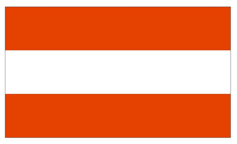 AUSTRIA Flag Vinyl International Flag DECAL Sticker MADE IN USA F41 - Winter Park Products