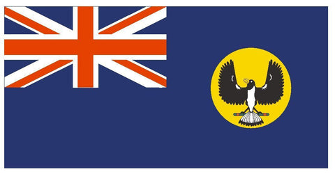 SOUTH AUSTRALIA Vinyl International Flag DECAL Sticker MADE IN THE USA F470 - Winter Park Products