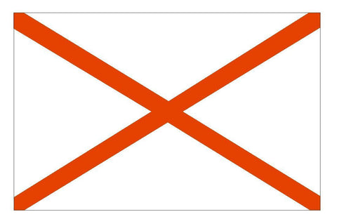 ALABAMA State Flag Vinyl International Flag DECAL Sticker MADE IN USA F11 - Winter Park Products