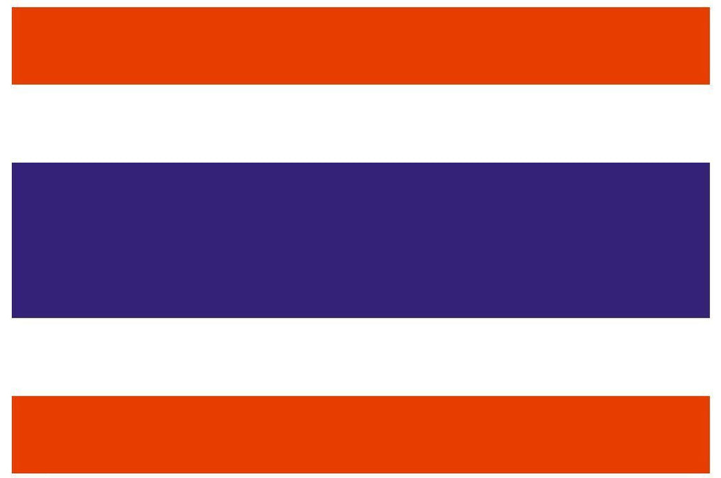 THAILAND Vinyl International Flag DECAL Sticker MADE IN THE USA F504 - Winter Park Products