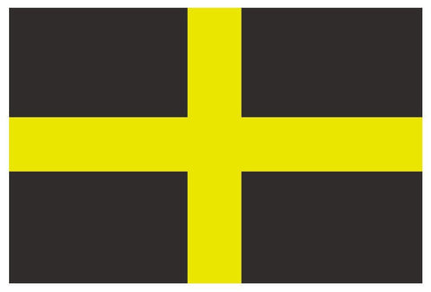 SAINT DAVID Vinyl International Flag DECAL Sticker MADE IN THE USA F428 - Winter Park Products