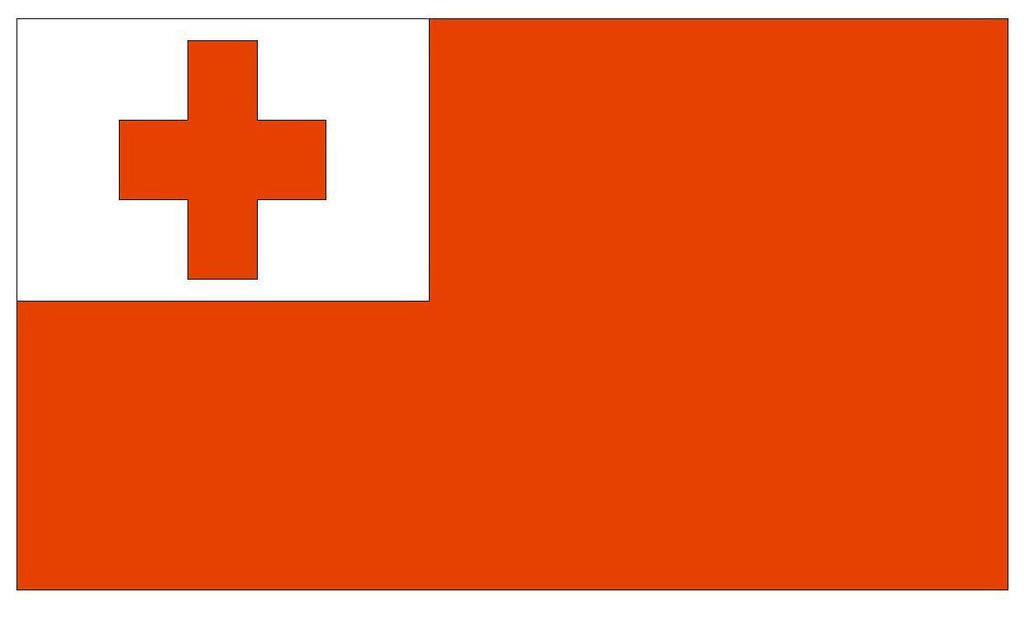 TONGA Spain Vinyl International Flag DECAL Sticker MADE IN THE USA F510 - Winter Park Products