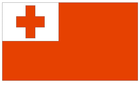TONGA Spain Vinyl International Flag DECAL Sticker MADE IN THE USA F510 - Winter Park Products